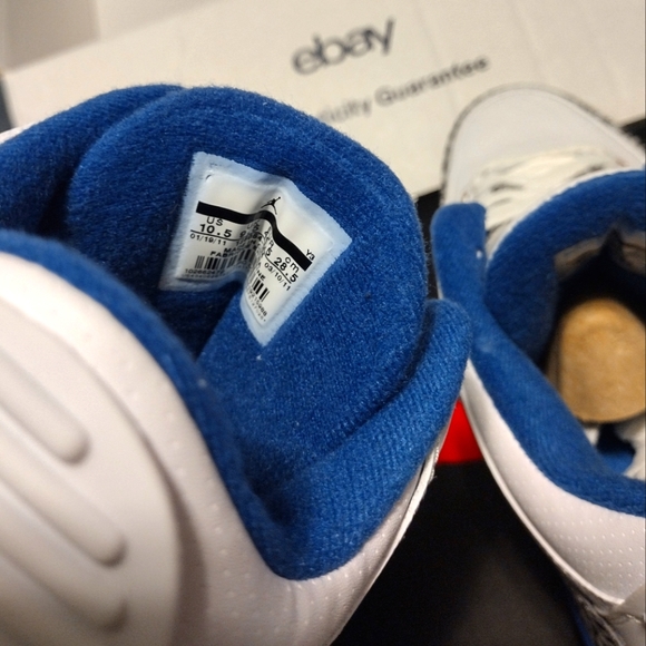 💯🛠️Air Jordan 3 Retro "True Blue" O.G.🛠️💯 - Picture 4 of 15